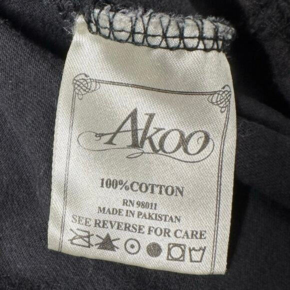 Akoo Graphic Black Short Sleeve Tee Men’s Size‎ 3X Streetwear - Picture 6 of 10